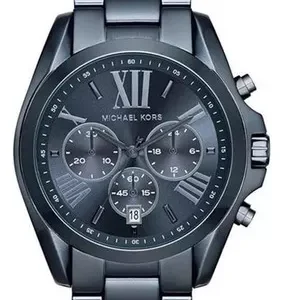 Relógio Michael Kors feminino Mk6248 prata escuro