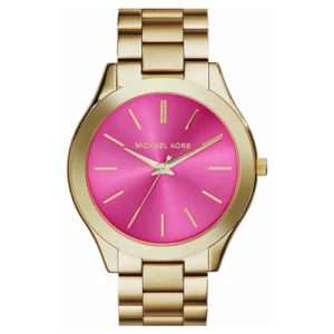 Relógio Michael Kors MK3264 dourado e rosa