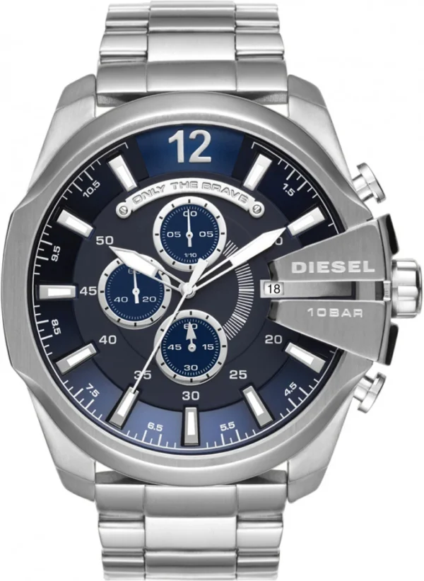 Relógio DIESEL DZ4417 prata e azul - Image 3